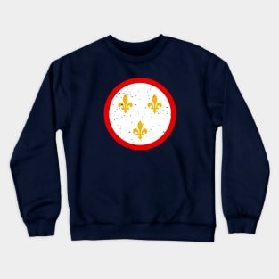 Retro New Orleans Louisiana City Flag // Vintage NOLA Grunge Emblem Crewneck Sweatshirt